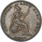 1841 Penny - Victoria British Copper Coin - Nice