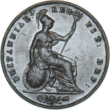 1846 Penny - Victoria British Copper Coin