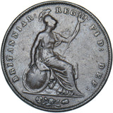 1853 Penny - Victoria British Copper Coin