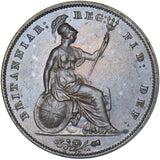 1853 Penny - Victoria British Copper Coin - Very Nice