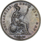 1853 Penny - Victoria British Copper Coin - Very Nice