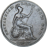 1854 Penny - Victoria British Copper Coin