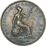 1855 Penny - Victoria British Copper Coin