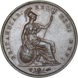 1858 Penny - Victoria British Copper Coin - Superb