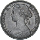 1860 Penny (F13) - Victoria British Bronze Coin - Very Nice