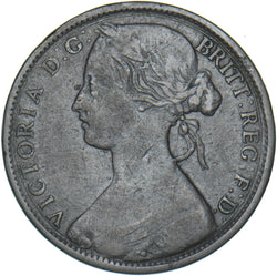1863 Penny - Victoria British Bronze Coin