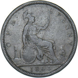 1864 Penny - Victoria British Bronze Coin