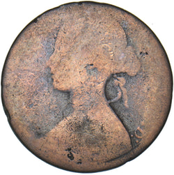 1869 Penny - Victoria British Bronze Coin