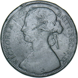 1871 Penny - Victoria British Bronze Coin