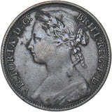 1879 Penny - Victoria British Bronze Coin
