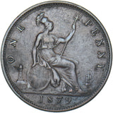 1879 Penny - Victoria British Bronze Coin