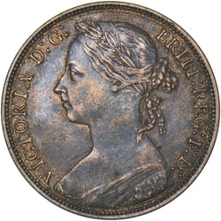 1888 Penny - Victoria British Bronze Coin - Very Nice