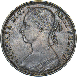 1890 Penny - Victoria British Bronze Coin