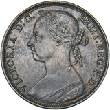 1890 Penny - Victoria British Bronze Coin