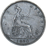 1890 Penny - Victoria British Bronze Coin