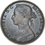 1892 Penny - Victoria British Bronze Coin - Nice