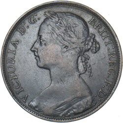 1894 Penny - Victoria British Bronze Coin - Nice