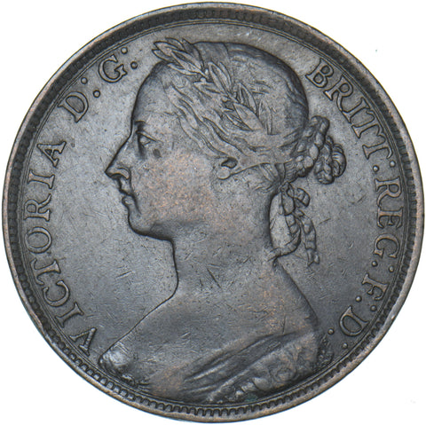 1894 Penny - Victoria British Bronze Coin - Nice