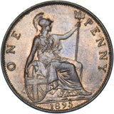 1895 Penny - Victoria British Bronze Coin - Superb