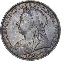 1899 Penny - Victoria British Bronze Coin - Very Nice