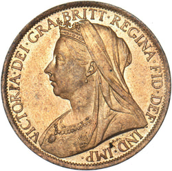 1901 Penny - Victoria British Bronze Coin - Superb