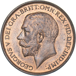 1912 Penny - George V British Bronze Coin - Superb