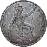 1918 KN Penny - George V British Bronze Coin - Nice
