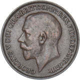 1918 KN Penny - George V British Bronze Coin - Nice