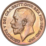 1919 Penny - George V British Bronze Coin - Very Nice