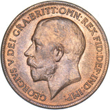 1920 Penny - George V British Bronze Coin - Superb