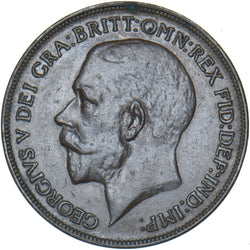 1926 Penny - George V British Bronze Coin - Very Nice