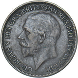 1926 Penny (Modified Effigy) - George V British Bronze Coin - Nice