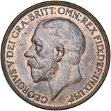 1927 Penny - George V British Bronze Coin - Superb