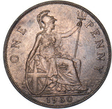 1930 Penny - George V British Bronze Coin - Very Nice