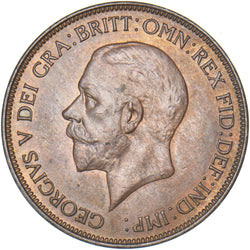 1931 Penny - George V British Bronze Coin - Superb
