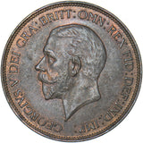 1932 Penny - George V British Bronze Coin - Superb