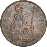 1932 Penny - George V British Bronze Coin - Superb