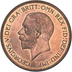 1936 Penny - George V British Bronze Coin - Superb