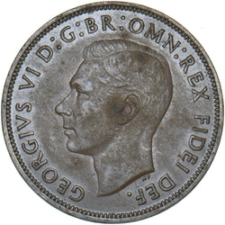 1950 Penny - George VI British Bronze Coin - Nice