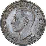 1950 Penny - George VI British Bronze Coin - Nice