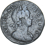 1699 Halfpenny (Unbarred A’s) - William III British Copper Coin