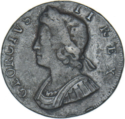 1731 Halfpenny - George II British Copper Coin
