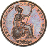 1853 Halfpenny - Victoria British Copper Coin - Superb