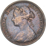 1879 Halfpenny - Victoria British Bronze Coin - Nice