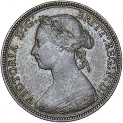 1885 Halfpenny - Victoria British Bronze Coin - Nice