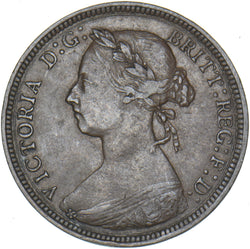1888 Halfpenny - Victoria British Bronze Coin - Nice