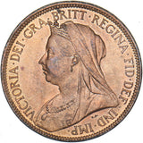1901 Halfpenny - Victoria British Bronze Coin - Superb