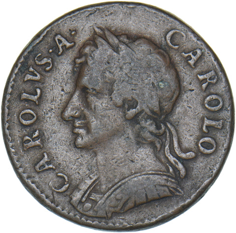1672 Farthing - Charles II British Copper Coin - Nice