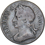 1672 Farthing - Charles II British Copper Coin