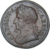 1673 Farthing - Charles II British Copper Coin - Nice